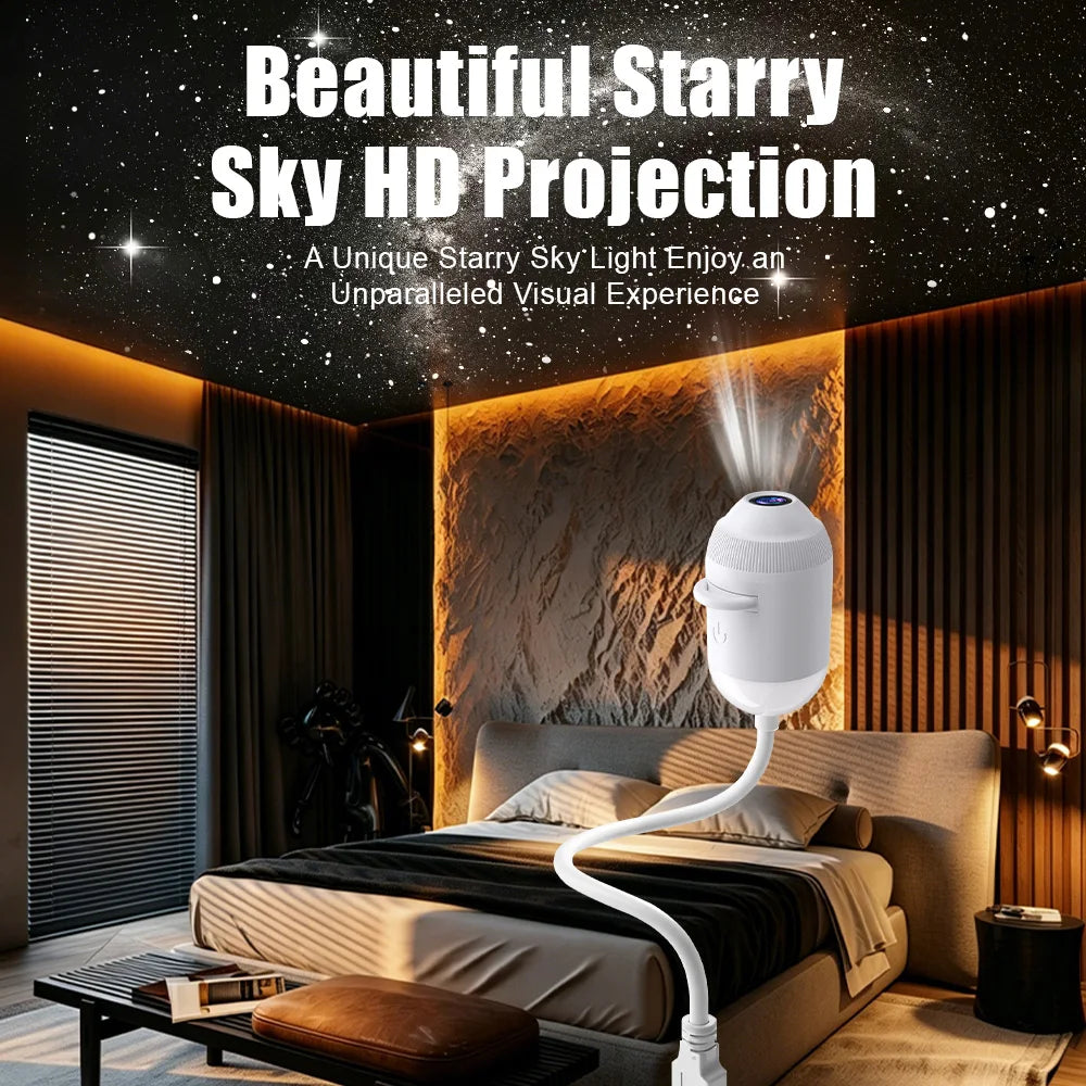 AURASCENT PROJECTOR GALAXY  Home, Bedroom, Nightlight, Romantic Galaxy Atmosphere Light