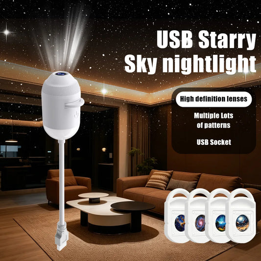 AURASCENT PROJECTOR GALAXY  Home, Bedroom, Nightlight, Romantic Galaxy Atmosphere Light
