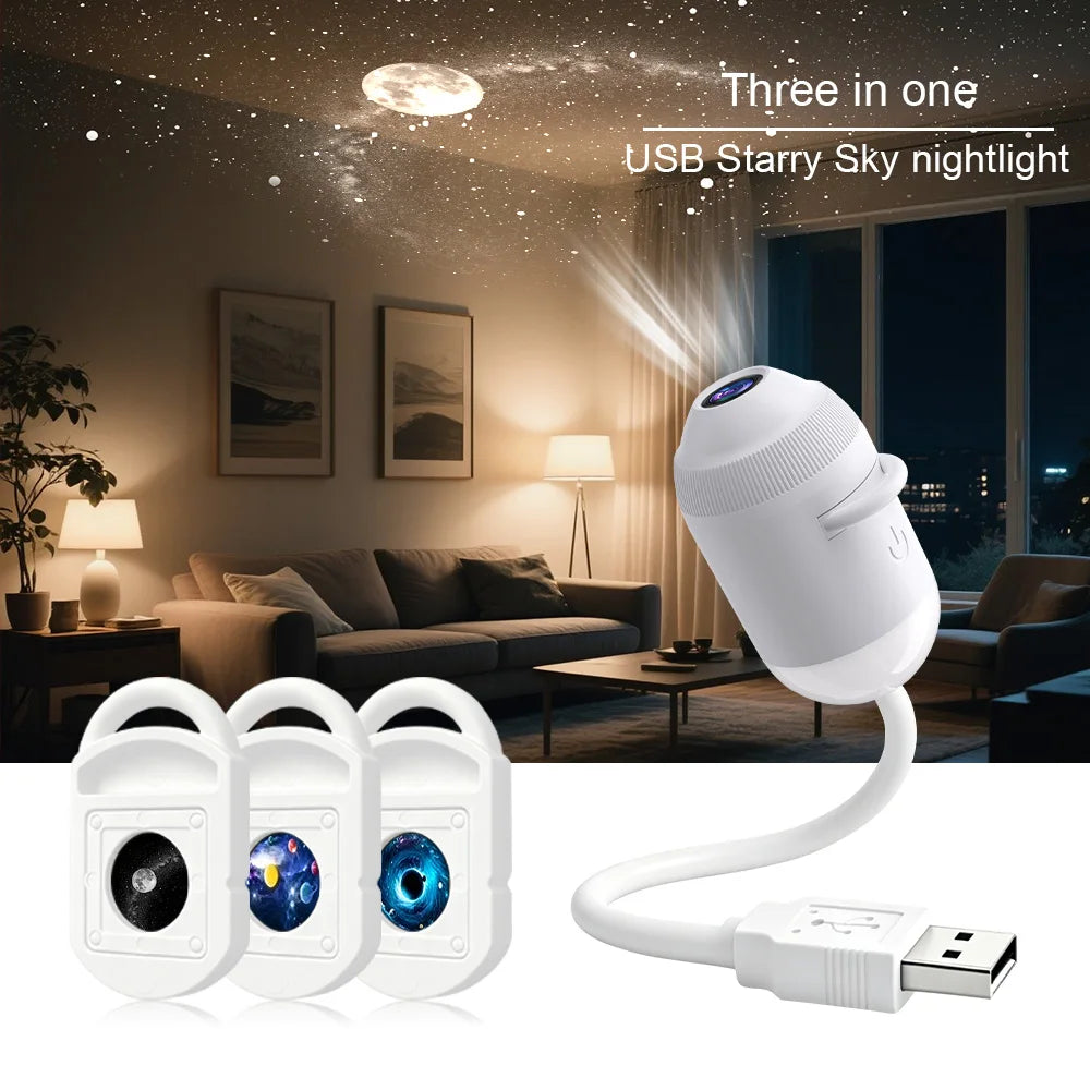 AURASCENT PROJECTOR GALAXY  Home, Bedroom, Nightlight, Romantic Galaxy Atmosphere Light