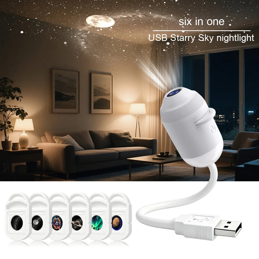 AURASCENT PROJECTOR GALAXY  Home, Bedroom, Nightlight, Romantic Galaxy Atmosphere Light